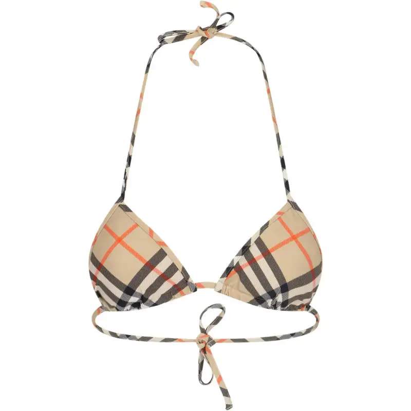 Burberry Check bikini top