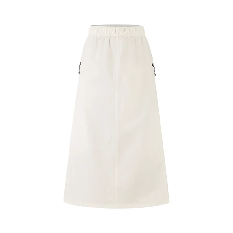 THE NORTH FACE Urban Exploration SS25 Casual Long Skirt Women's Dune White