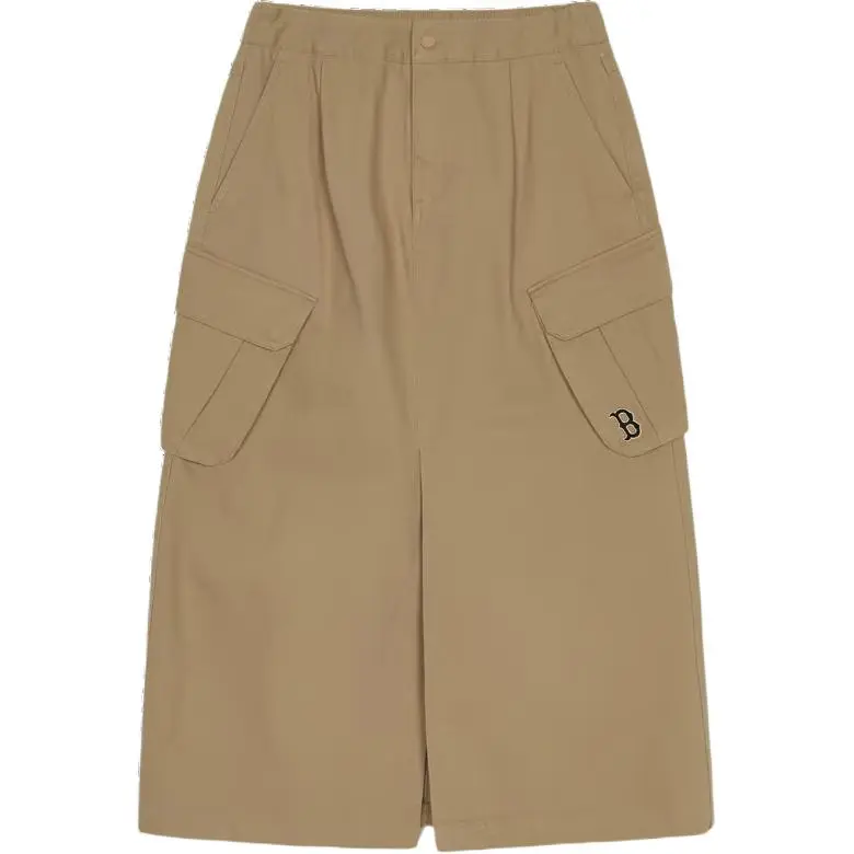 MLB Casual Long Skirt Women's Khaki