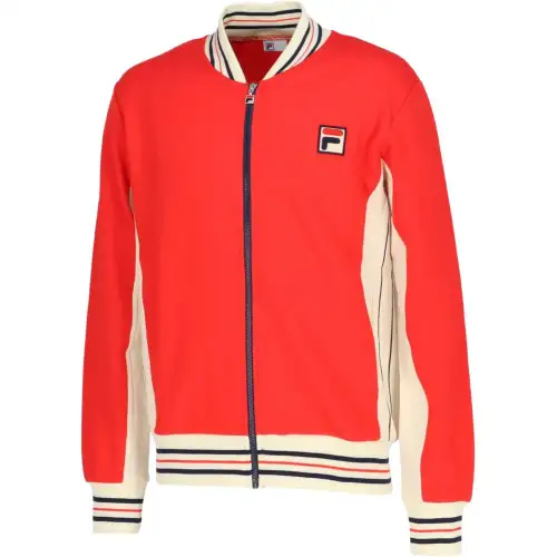 FILA Jackets Men's Red Baseball Collar Moderate Other