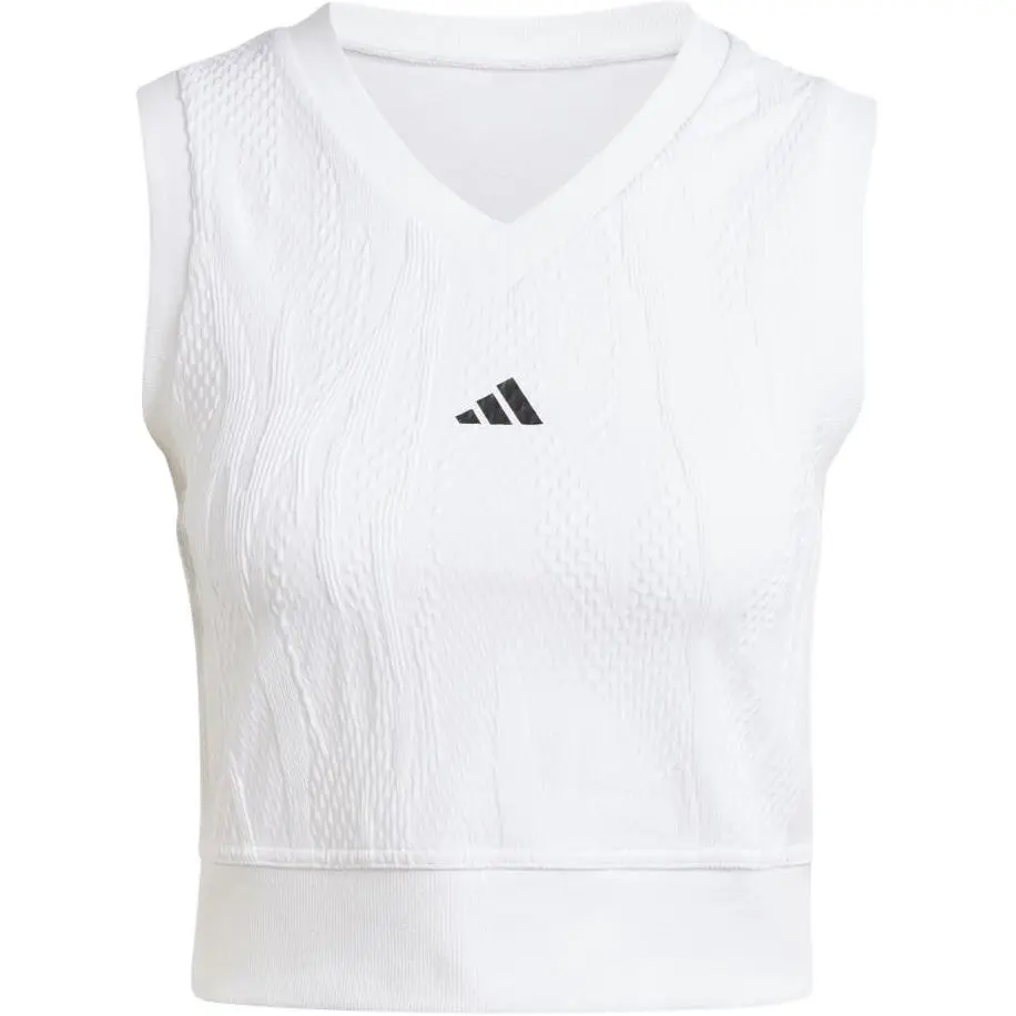 Adidas Free Shipping With AdiClub Tennis Pro Aeroready Crop Top
