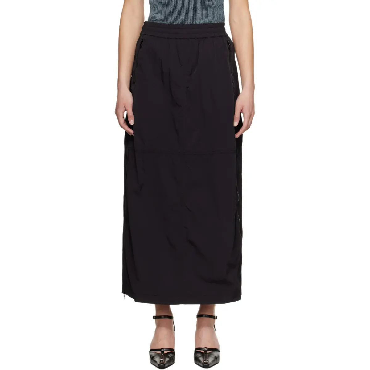 DIESEL Casual Long Skirt Women's Black