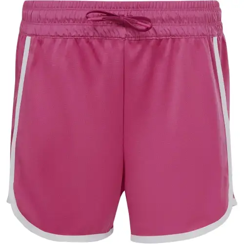 Reebok Workout Ready High Rise Sports Shorts Women's Semi Pride Pink