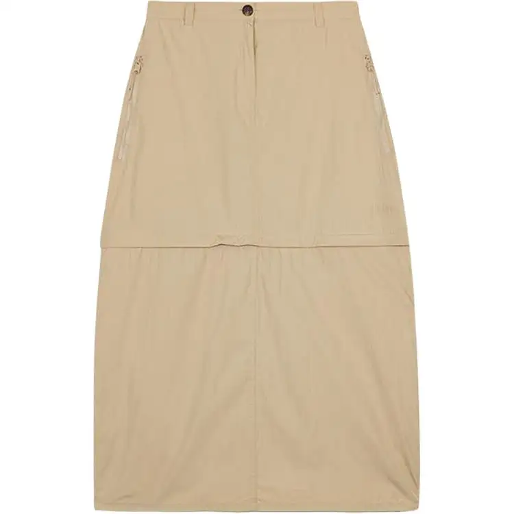 Timberland SS25 Casual Long Skirt Women's Earth Tone