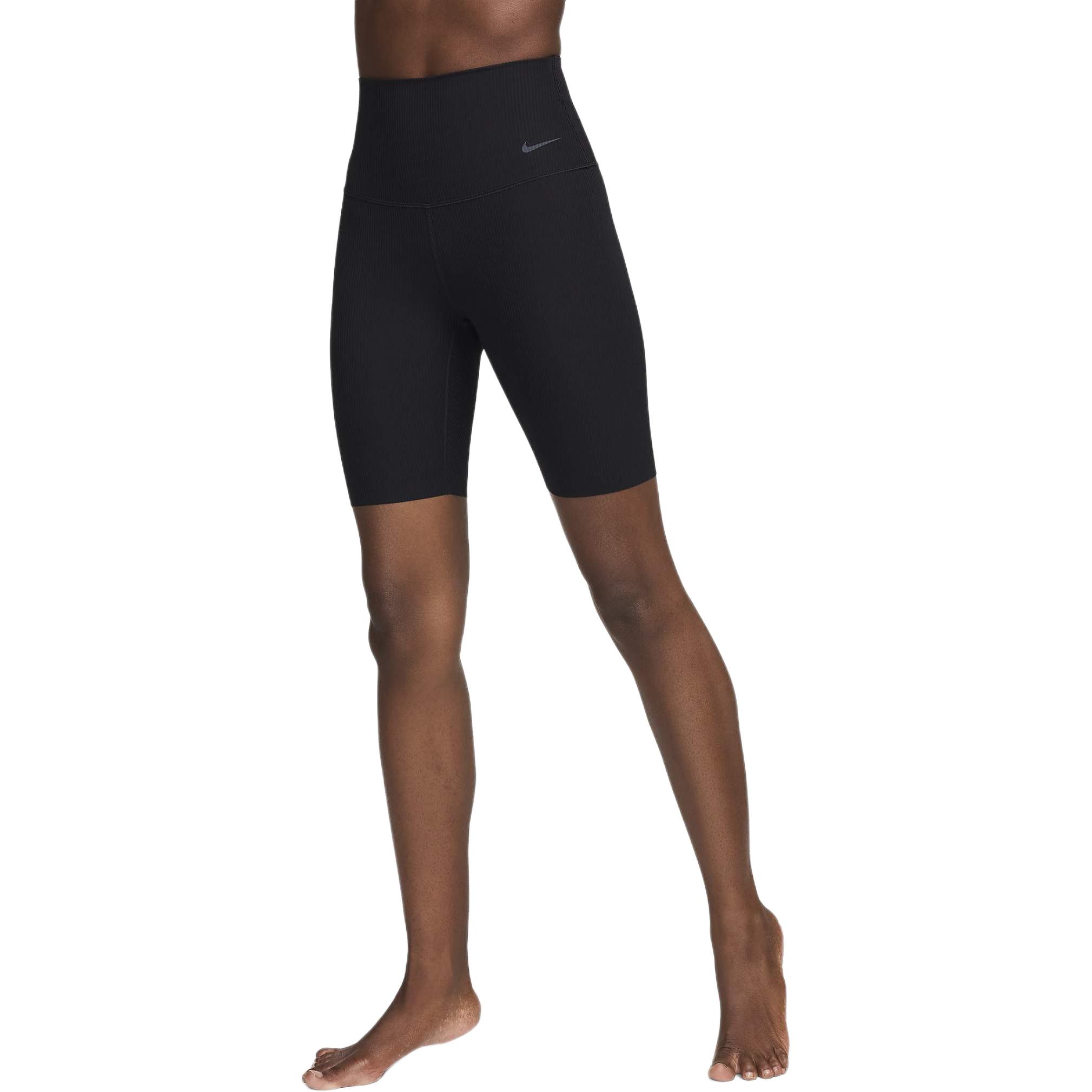Nike Zenvy Rib Women's Gentle Support High Waisted 8' Biker Shorts