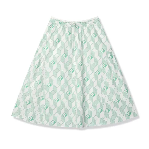 FILA Casual Long Skirt Women's Sun White