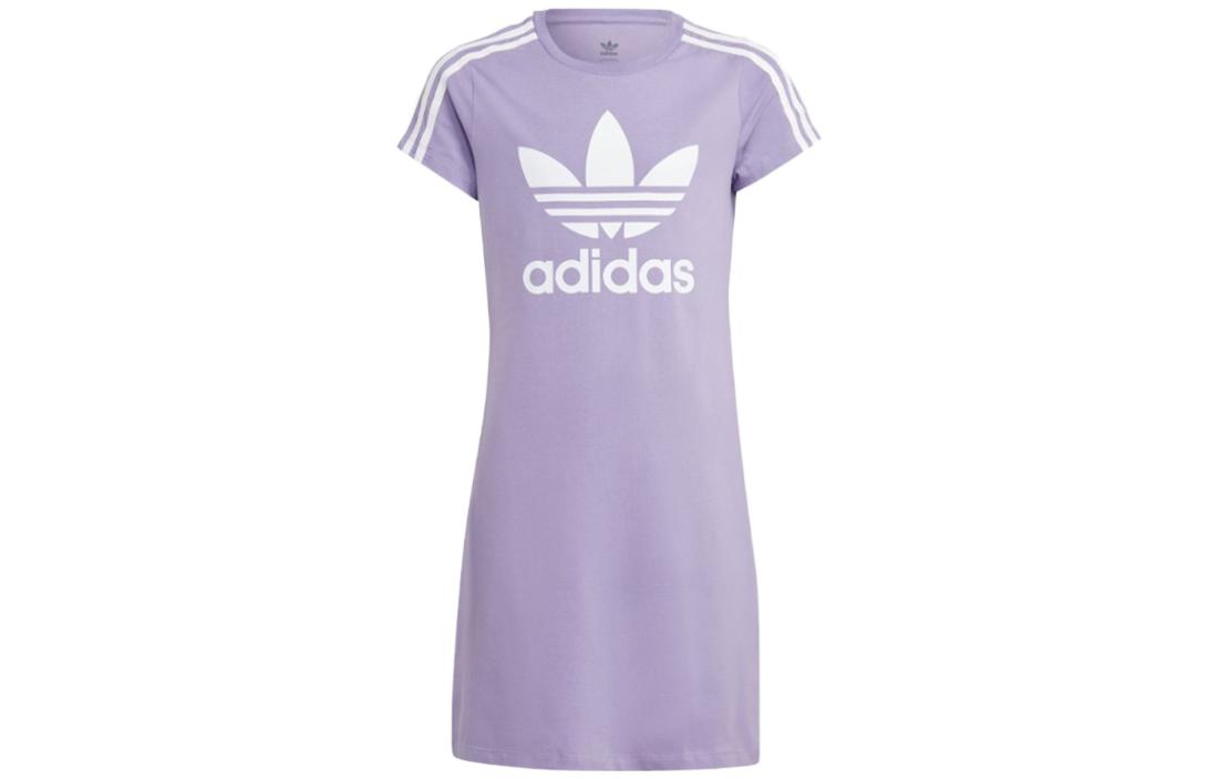 Женская футболка adidas Logo (фиолетовая)