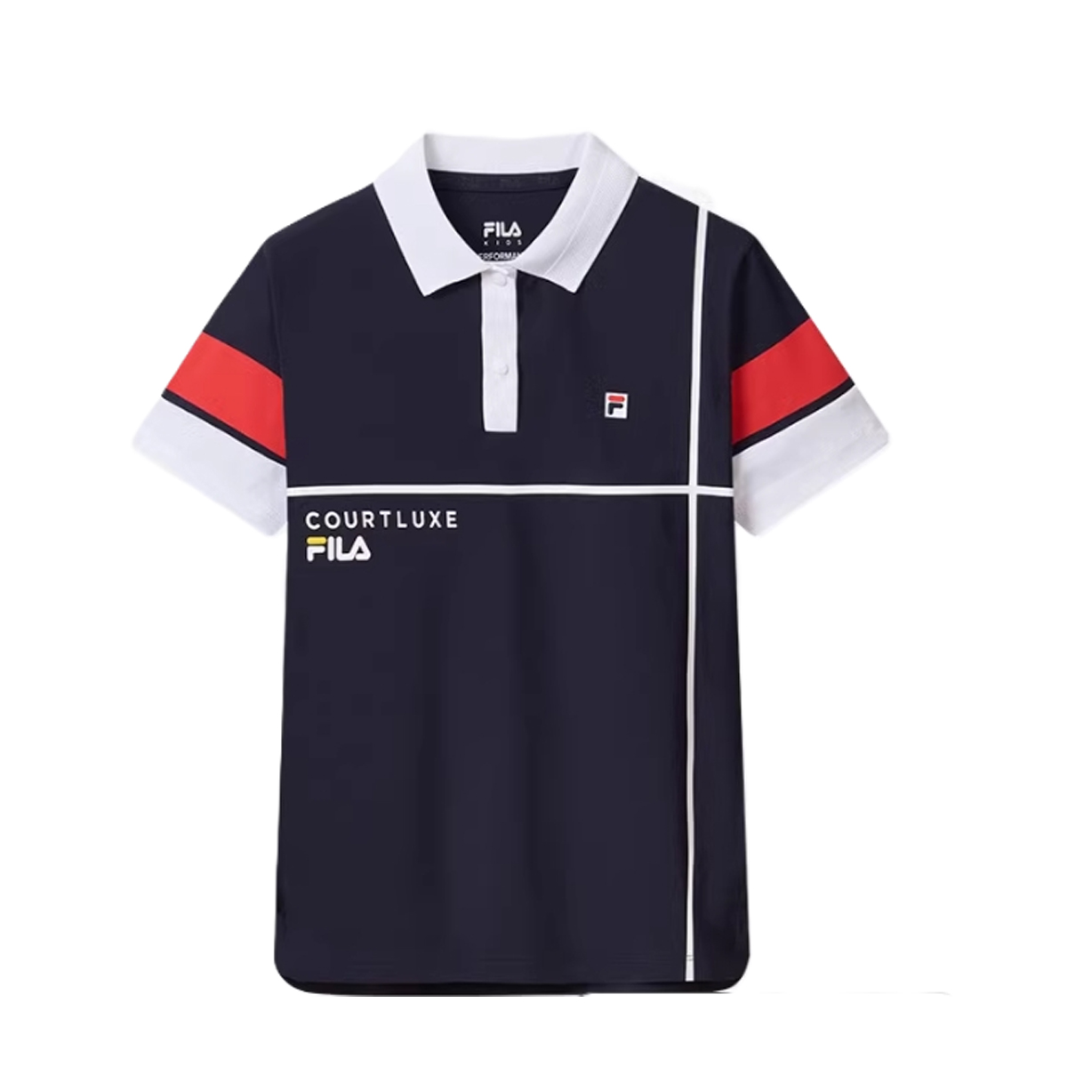 Женские футболки Fila FILA KIDSTPolo (синие)