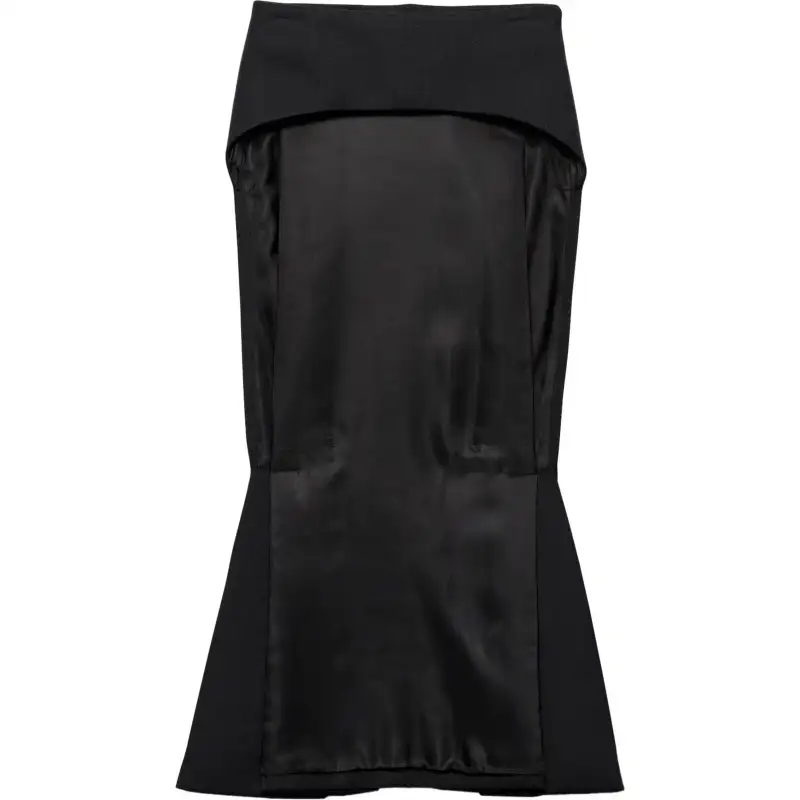 PRADA Deconstructed Midi skirt