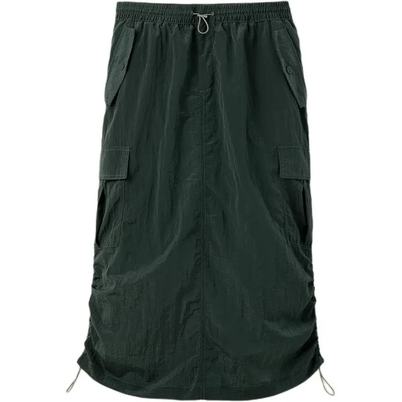 UGG SS25 Casual Long Skirt Women's Forest Green