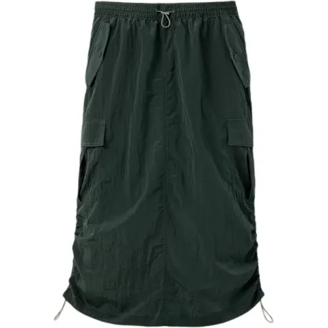 UGG SS25 Casual Long Skirt Women's Forest Green