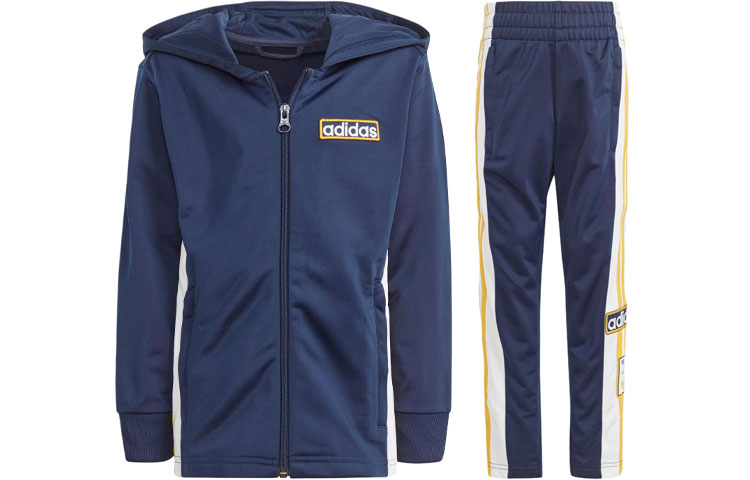 Мужской костюм adidas Adibreak Full-Zip Hoodie Set (темно-синий)