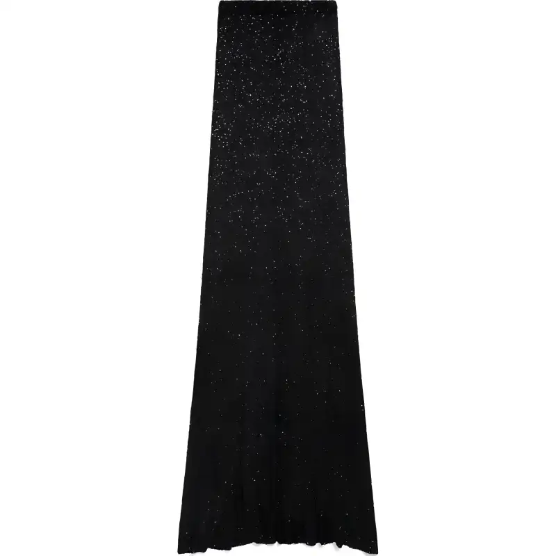 Balenciaga Sequin Embellished Maxi Skirt