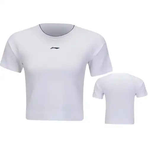 Li Ning Badminton Jersey Women's Standard White