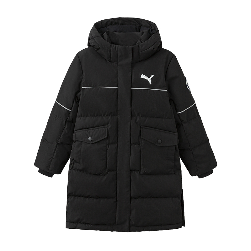 Детская куртка PUMA Sportstyle Wiseshield Long (черная)