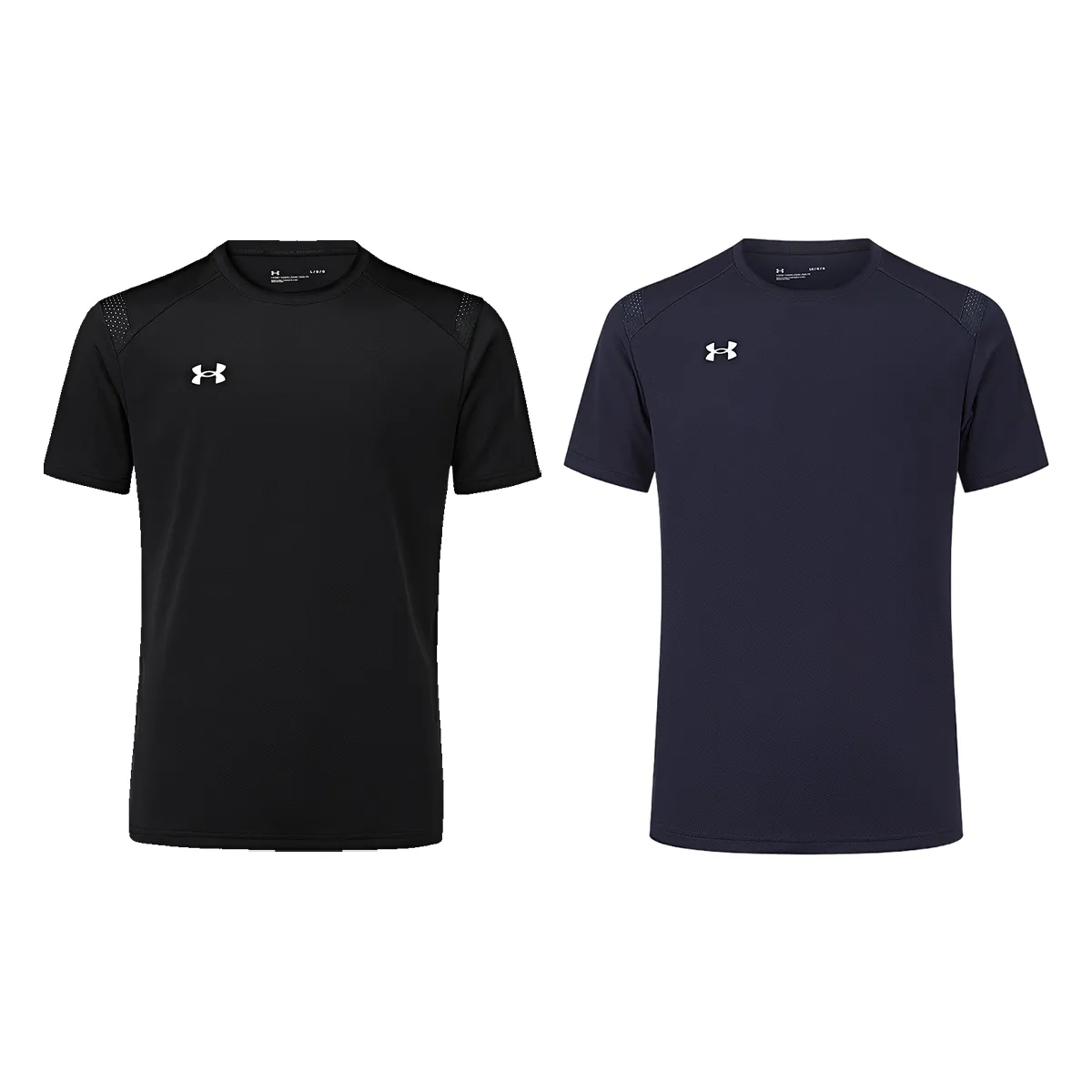 Under Armour T Shirt Unisex 2 Pack Black & Navy Blue