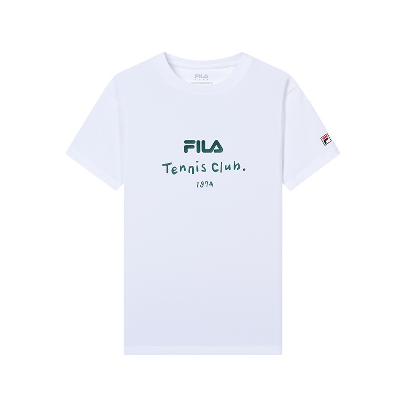 Футболка Fila с круглым вырезом (белая)