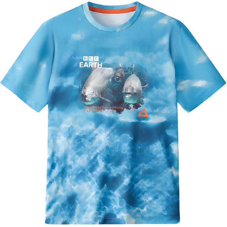 Мужская футболка Fila KIDS (голубая)