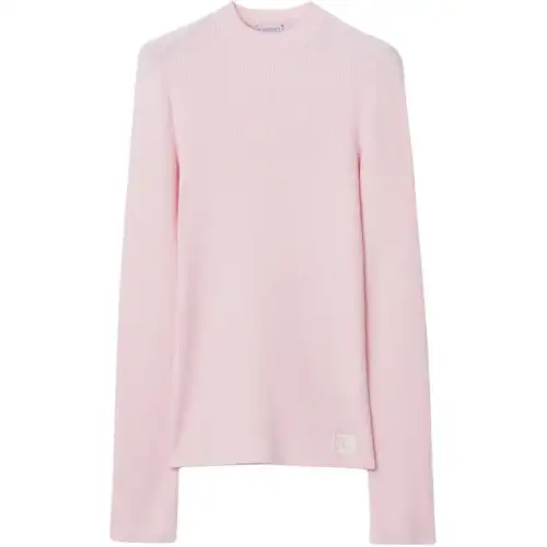 Burberry Logo-patch Rib Knit Jumper