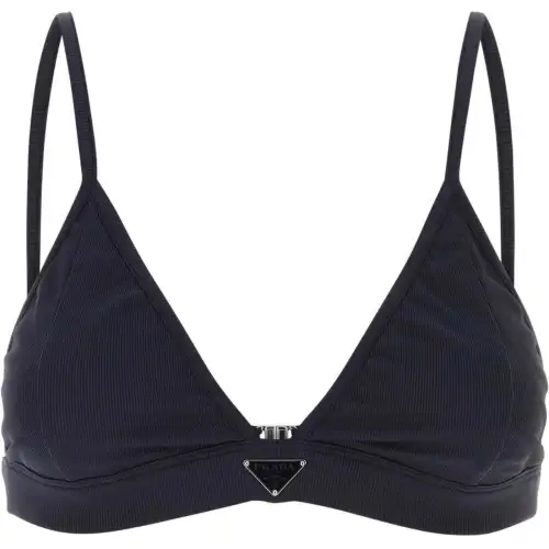 Prada ribbed bralette bikini top