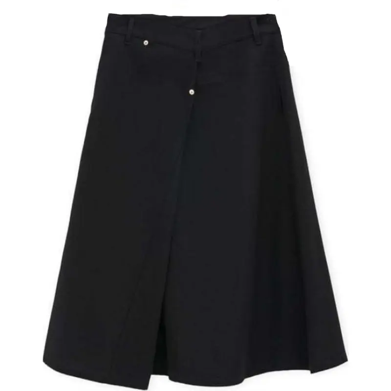 LOEWE SS25 Women's Pre Selection Collection Casual Long Skirt Women's Black