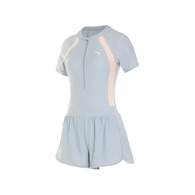 Anta One piece Swimsuit Women's Gray
