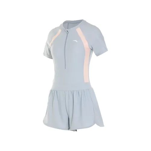 Anta One piece Swimsuit Women's Gray