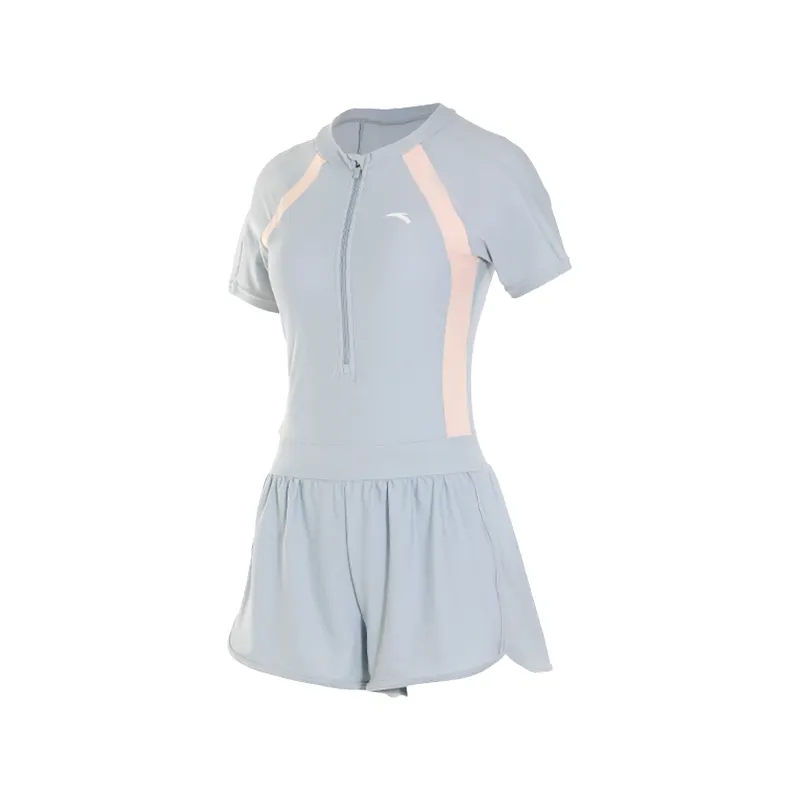 Anta One piece Swimsuit Women's Gray