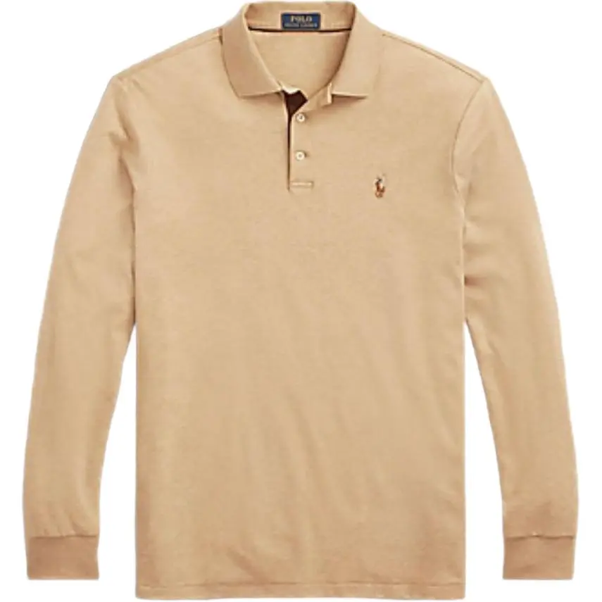 Polo Ralph Lauren SS24 Polo Shirt Classic Version Men's Camel