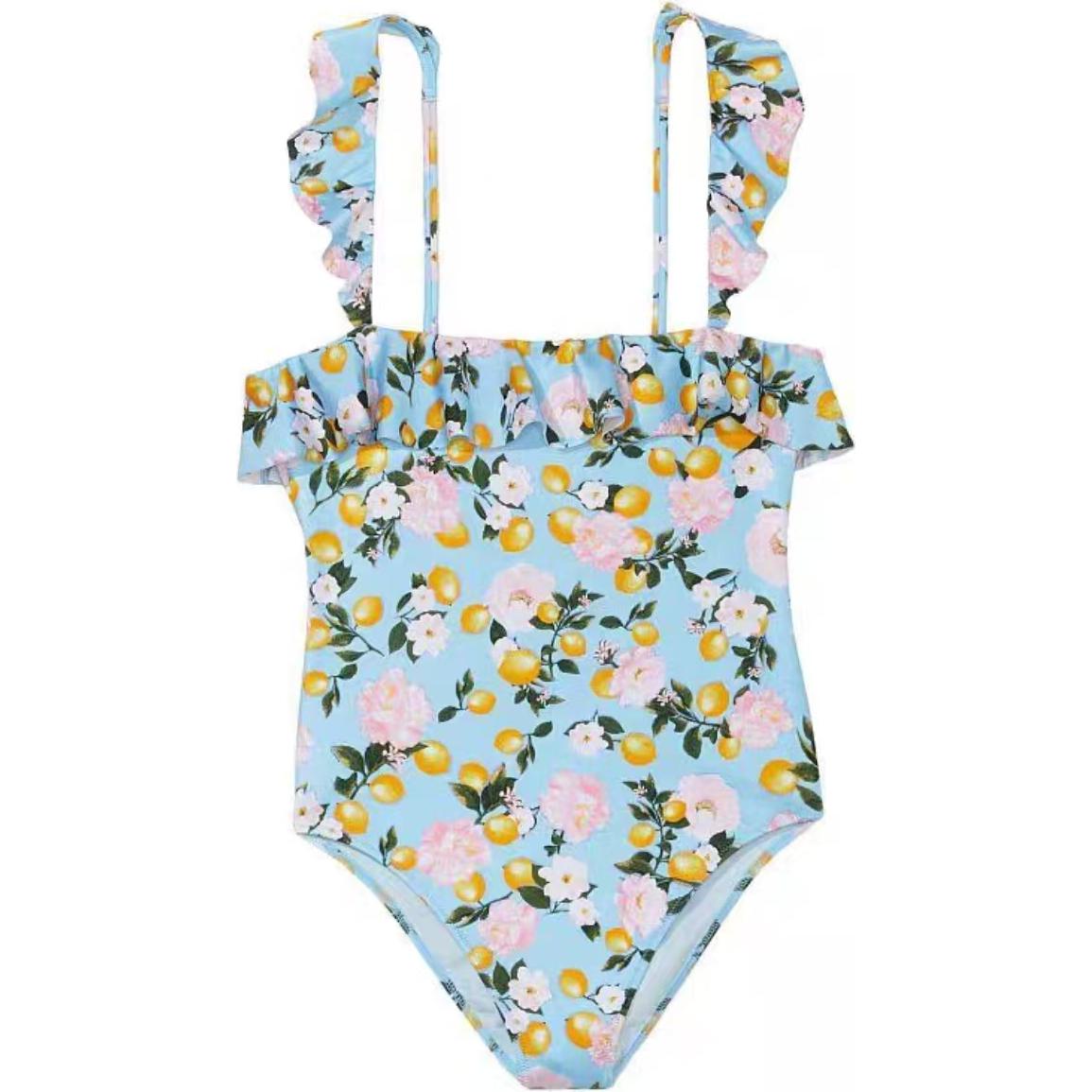 Victoria’s Secret One piece Swimsuit Women’s Blue All Over Print
