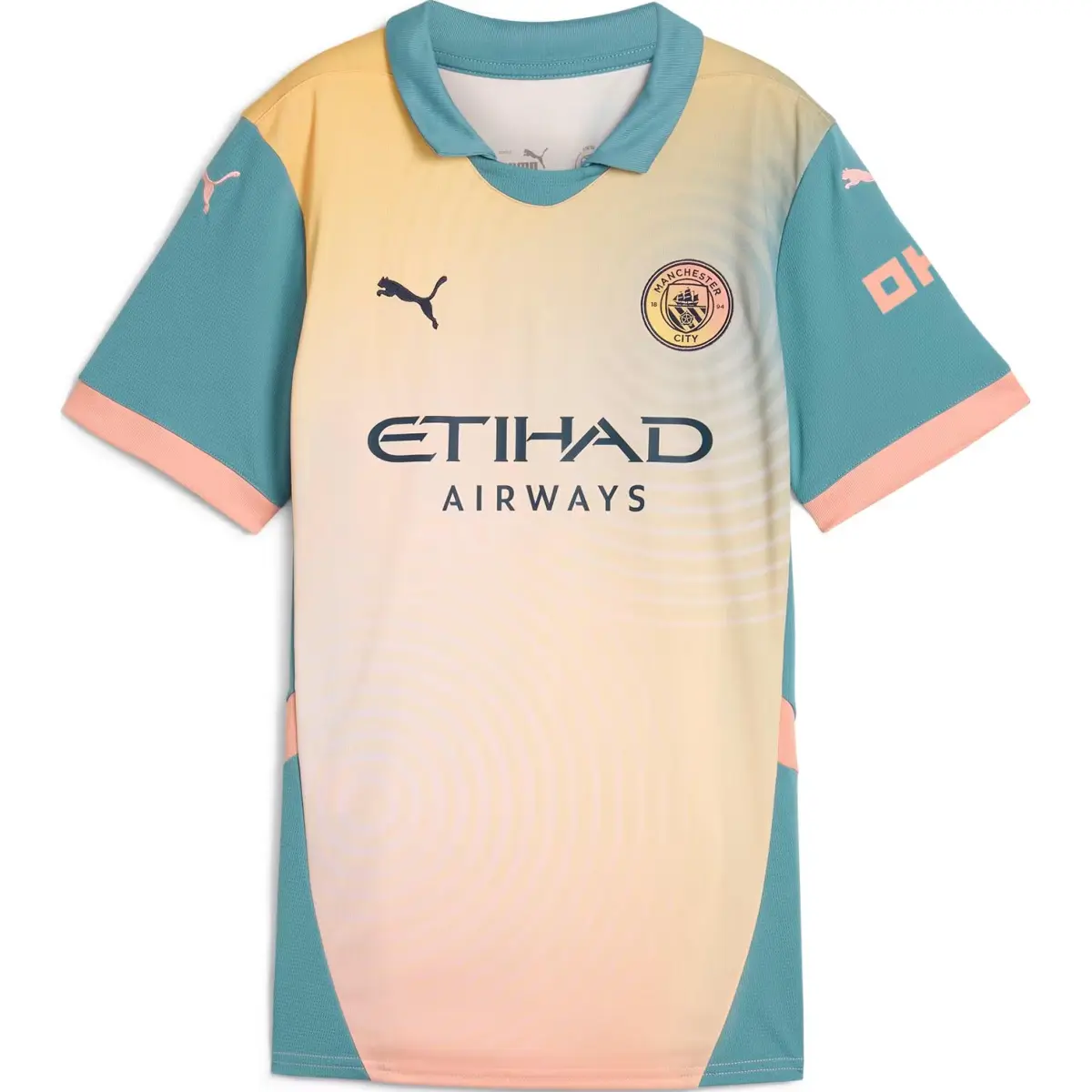 PUMA Manchester City Fourth Jersey Soccer Jersey Women's Yellow