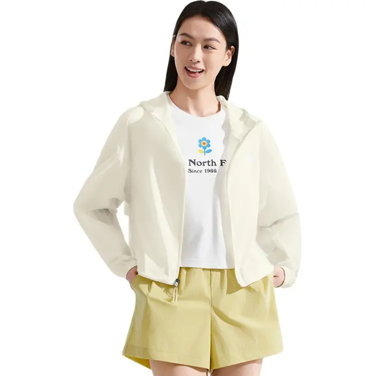 THE NORTH FACE Sun Protection Clothing Outdoor Multi Function Clothing Women's Dune White