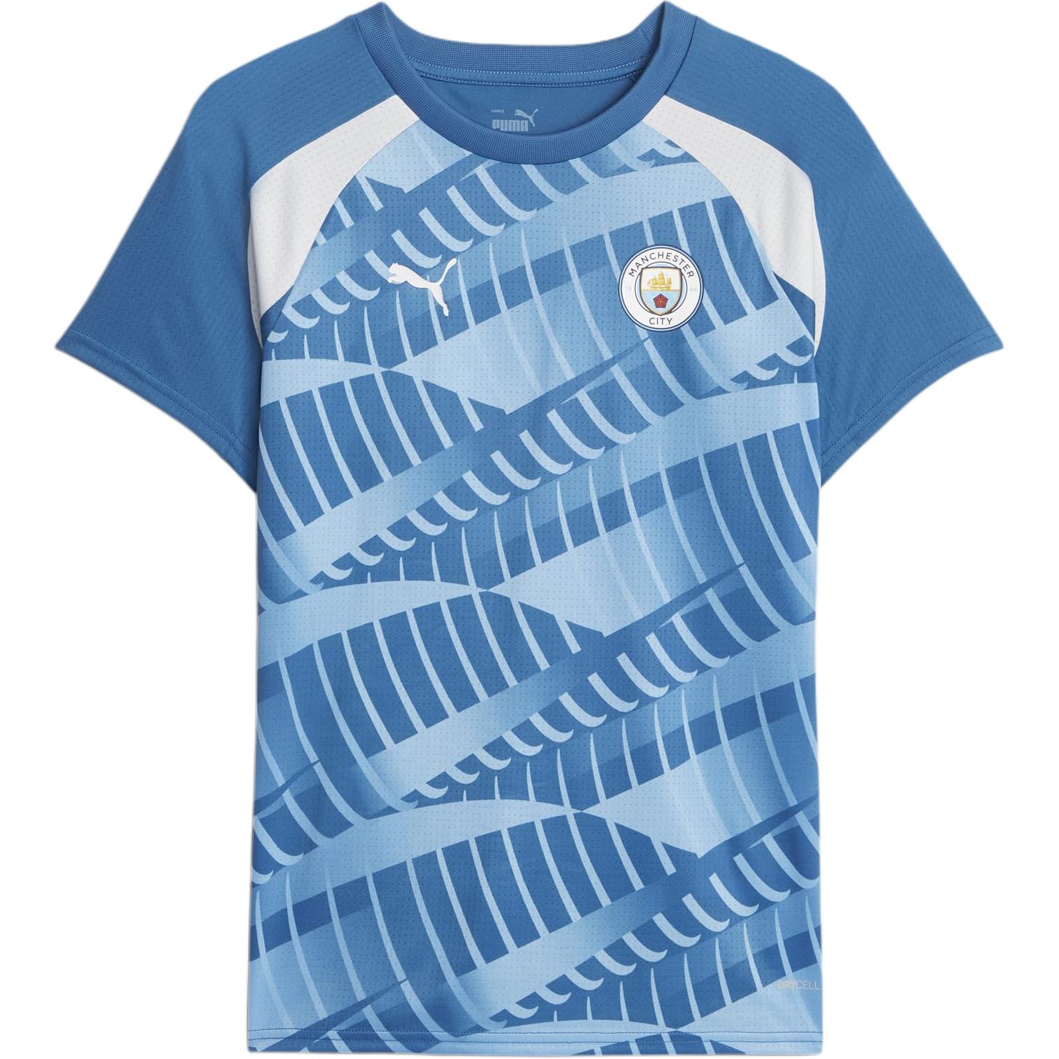 PUMA Manchester City Pre Match Jersey Soccer Jersey Women’s Blue