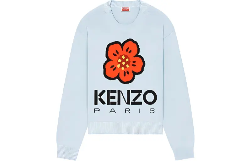 KENZO FW23 Knitwear Women's Light Blue