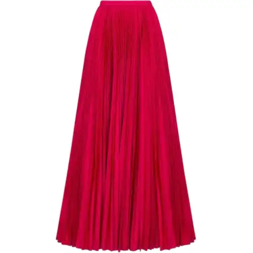 DIOR Casual Long Skirt Women's Burgundy