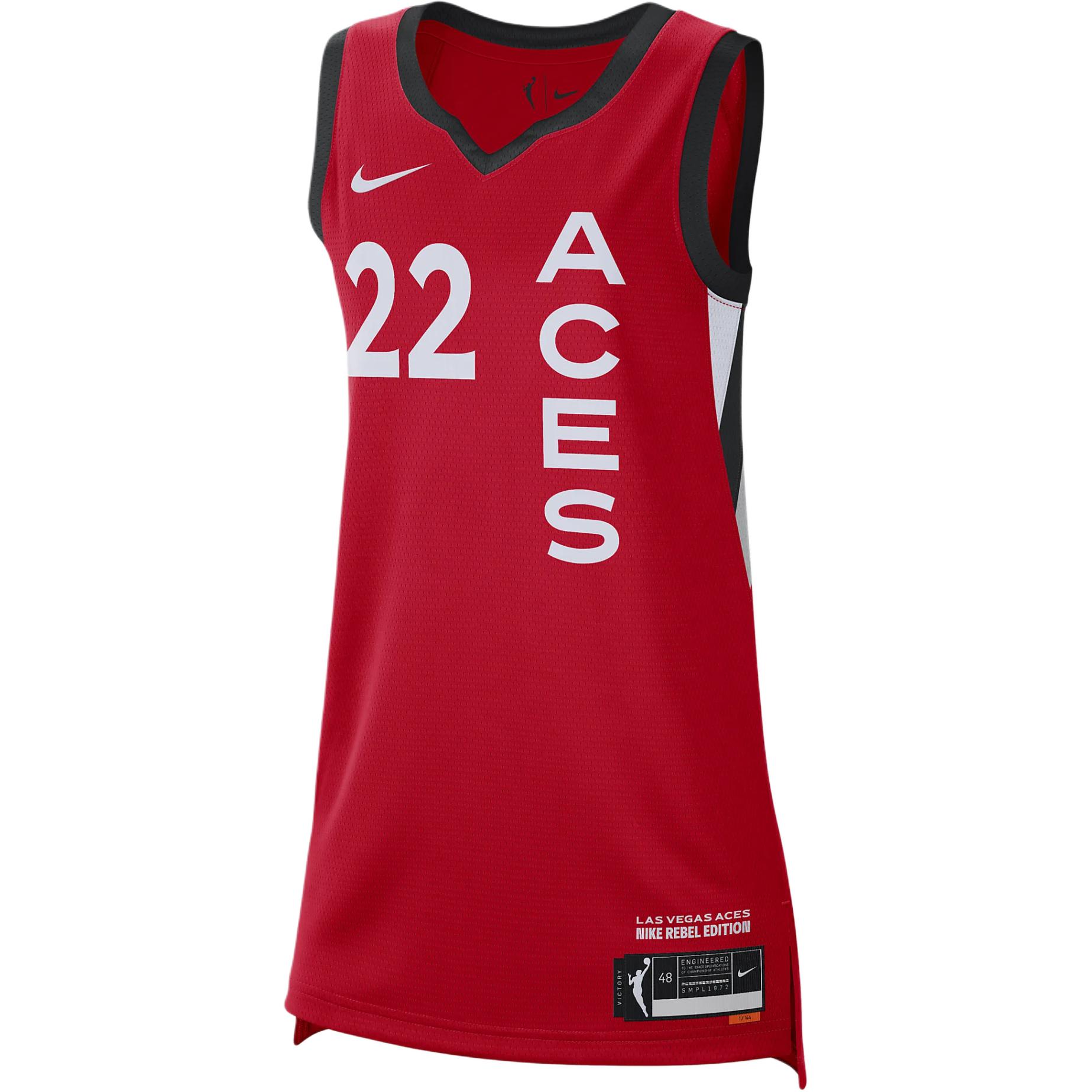 Nike A’ja Wilson Las Vegas Aces 2024 Rebel Edition Nike Dri FIT Wnba Victory Jersey