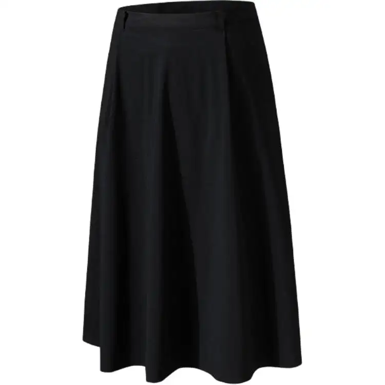 Anta Champion All Weather Collection Casual Long Skirt Women's Basic Black
