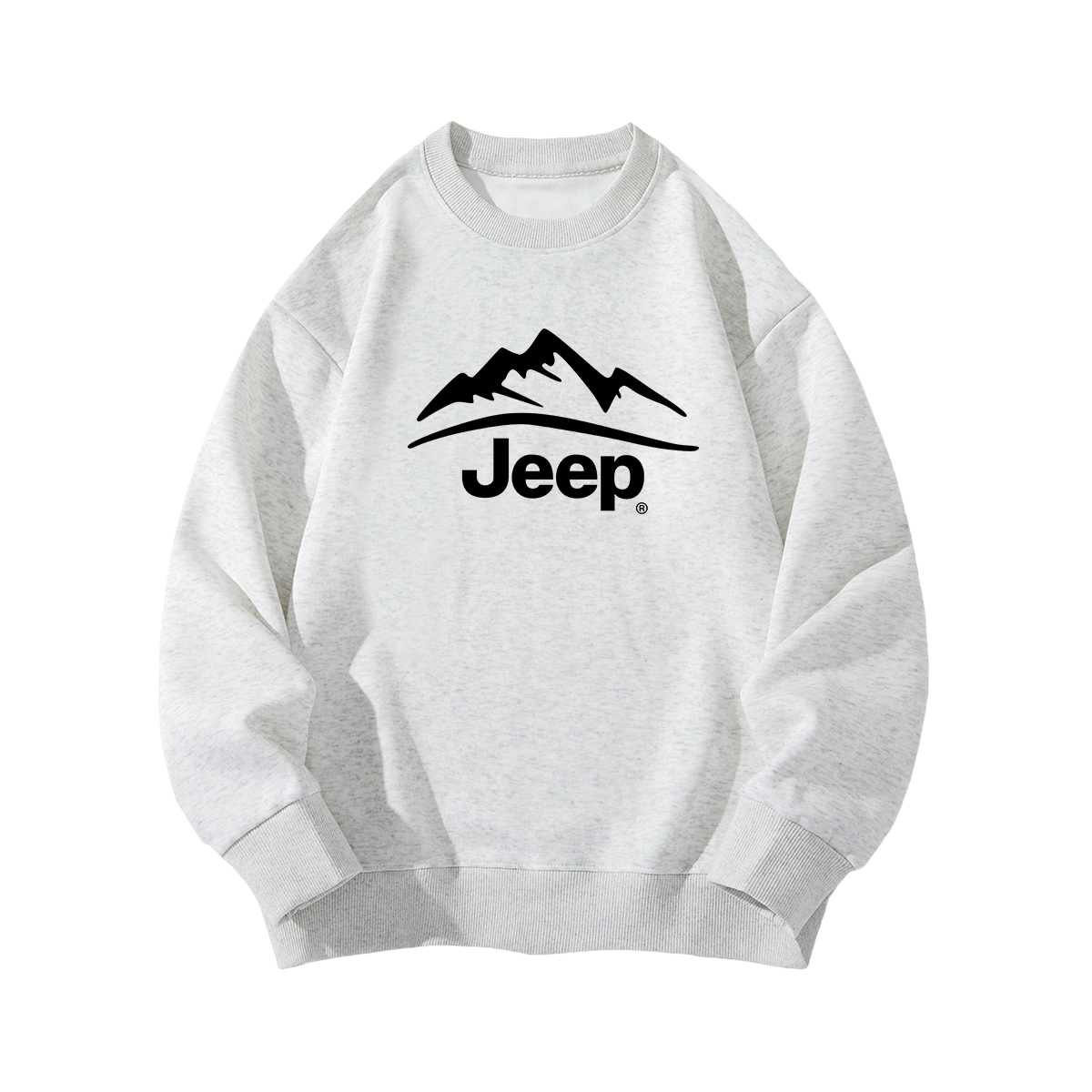 Свитшот Jeep logo (серый) — фото 13