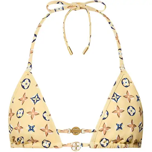 LOUIS VUITTON Monogram Kaleidoscope Bikini Top