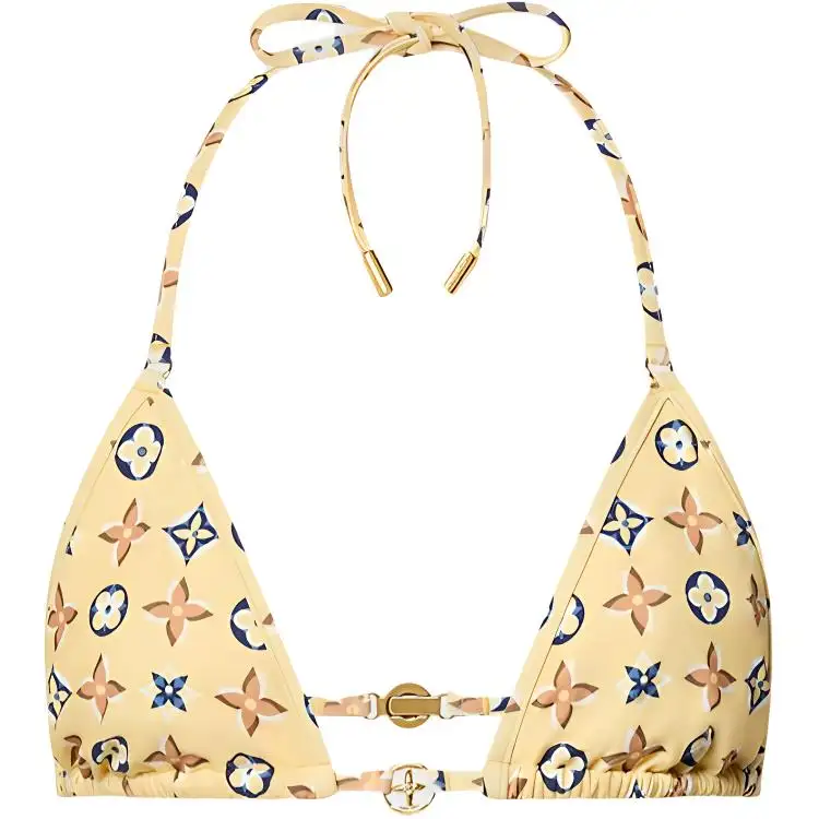 LOUIS VUITTON Monogram Kaleidoscope Bikini Top