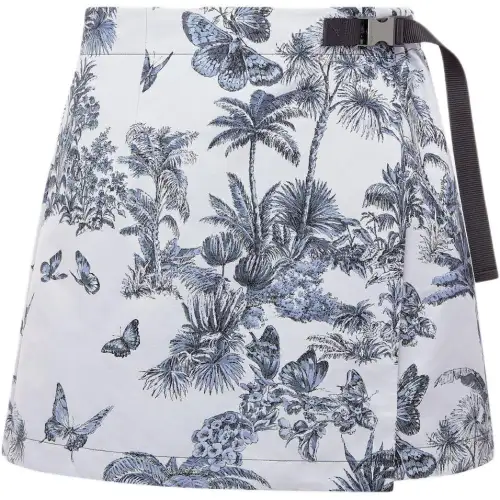 DIOR Dioriviera FW25 Casual Short Skirts Women's Blue