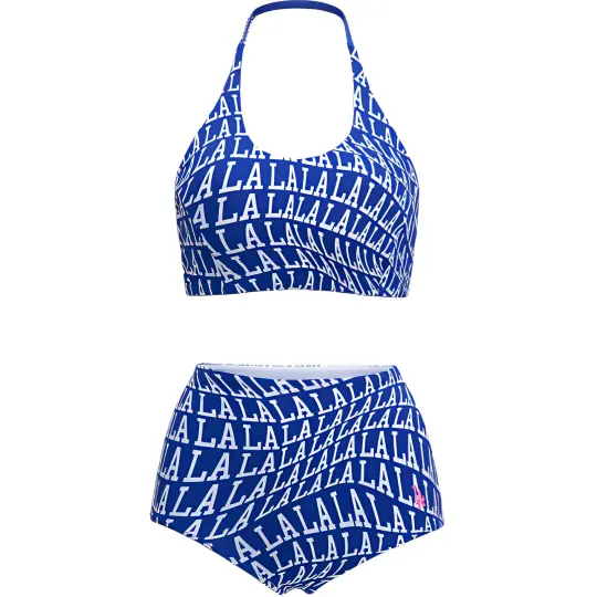 MLB Los Angeles Dodgers LLUSION BIKINI SET Bikini Women's Blue