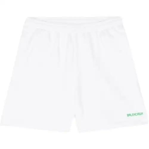 Balenciaga 520 Capsule Casual Shorts Men's White Moderate
