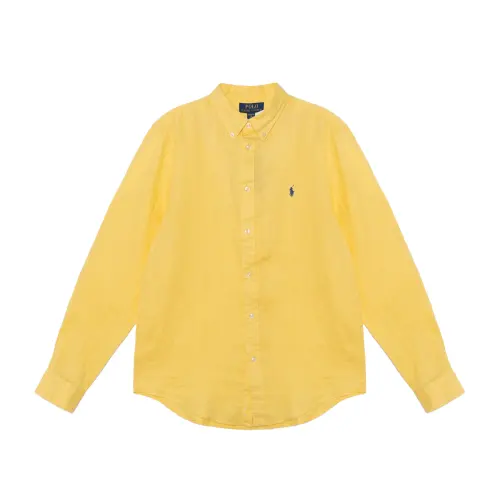 Polo Ralph Lauren Pony, children's yellow shirt, with embroidery