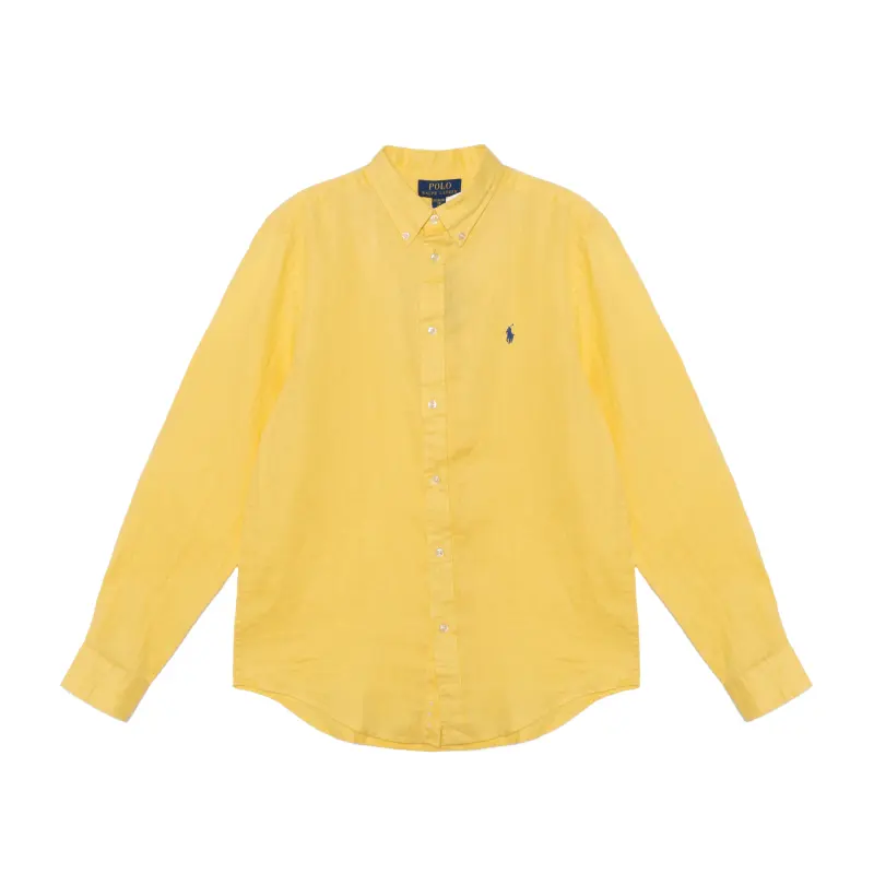 Polo Ralph Lauren Pony, children's yellow shirt, with embroidery