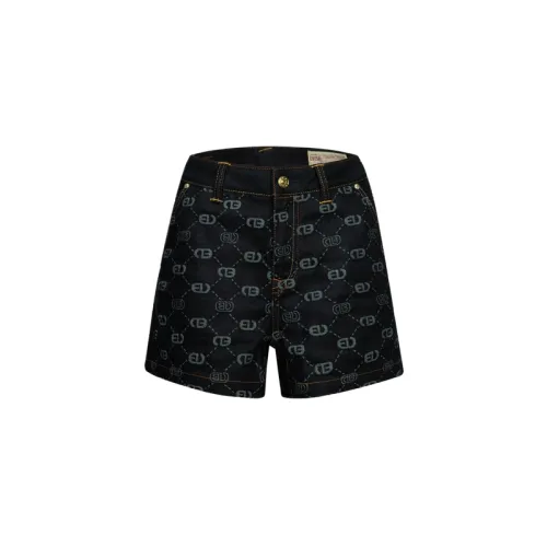 EVISU Casual Shorts Women's Denim Blue