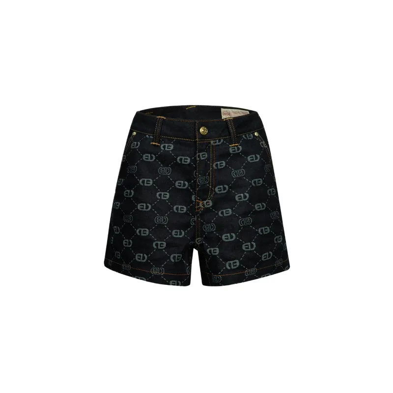 EVISU Casual Shorts Women's Denim Blue