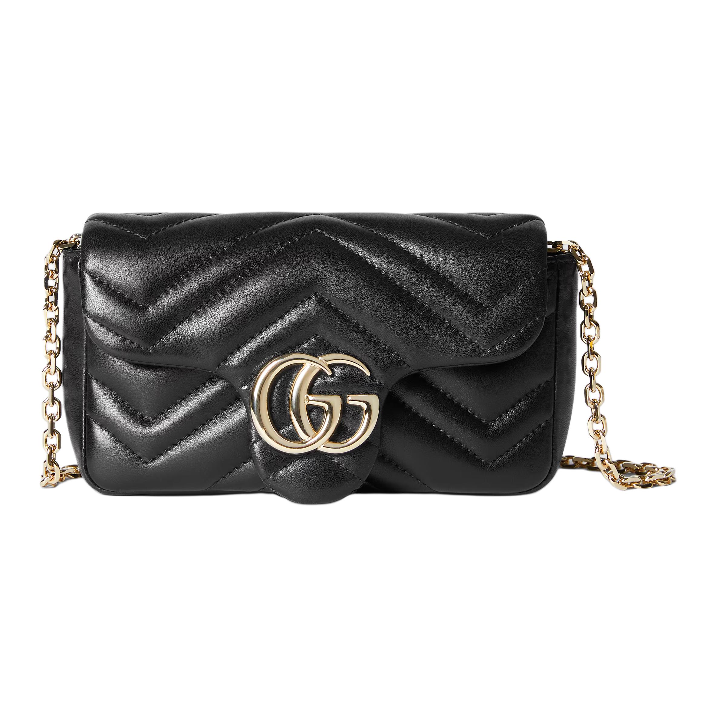 Женская сумка Gucci GG Marmont (черная)