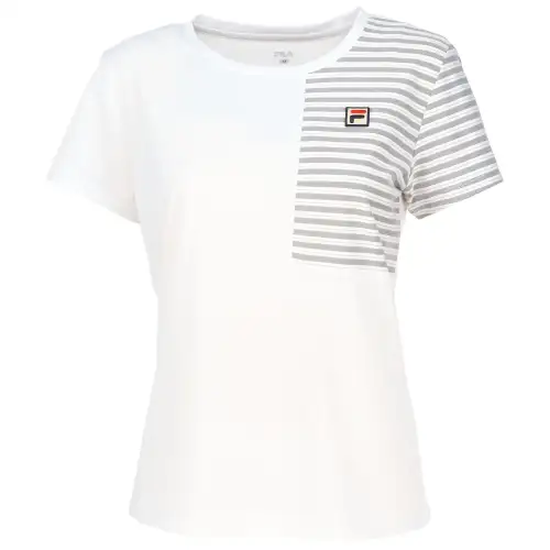 FILA Tennis Tops Women's White Crew Neck Moderate