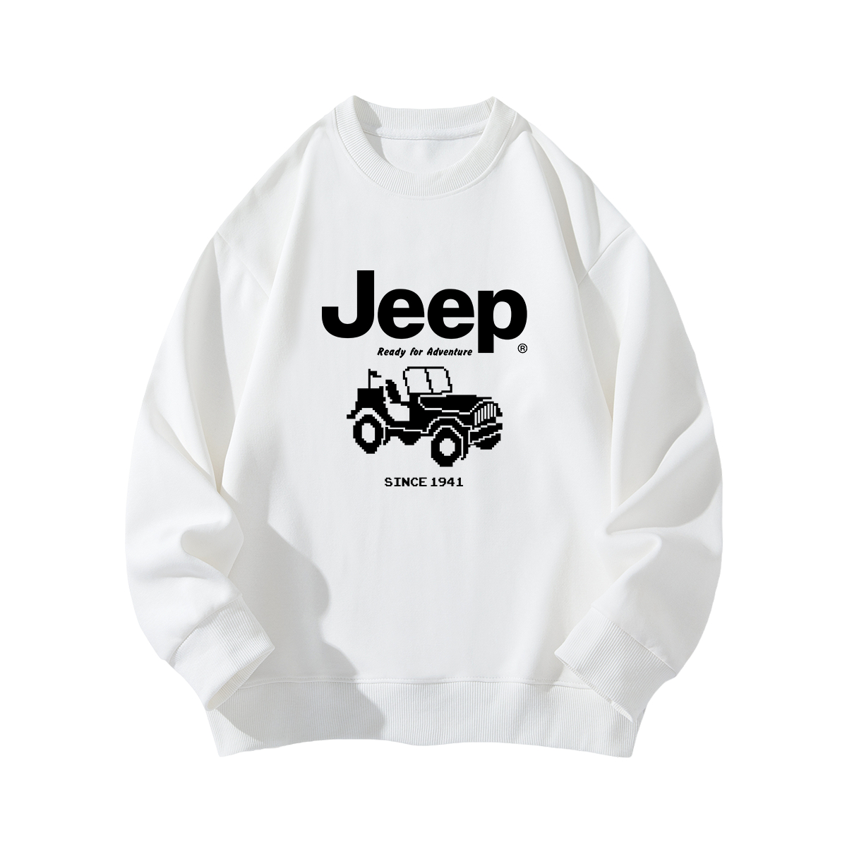 Худи Jeep Автомобильный принт (синее)